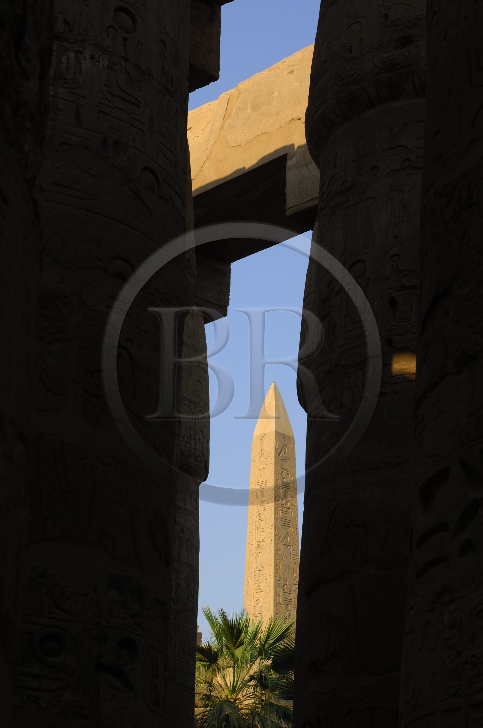 Egypt, Upper Egypt, Nile Valley, Luxor, Karnak Temple listed as World Heritage by UNESCO, Thoutmosis I obelisk