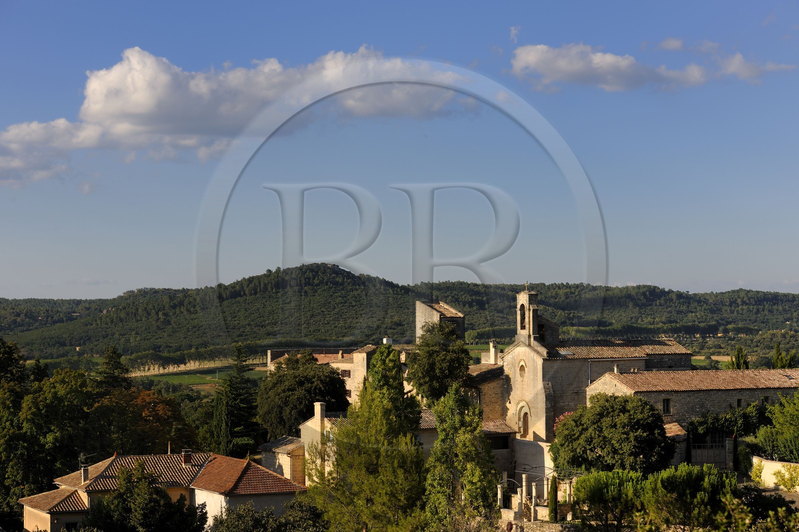 France, Gard (30), région du Pays d'Uzège, Saint-Siffret, église du 12ème siècle