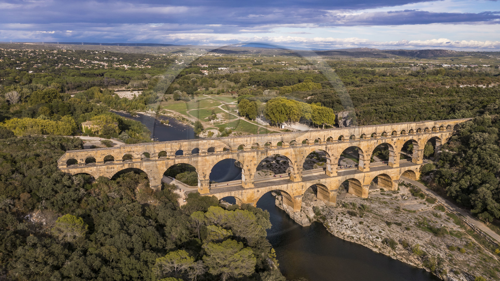 France, Gard,  (aerial view)