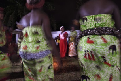 Gabon, Libreville, traditional dances at a wedding