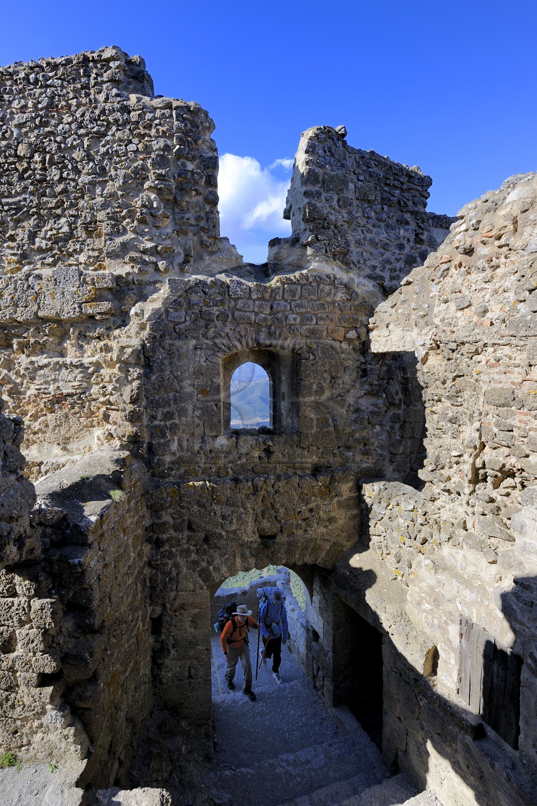 France, Aude (11), Pays Cathare, le château de Quéribus