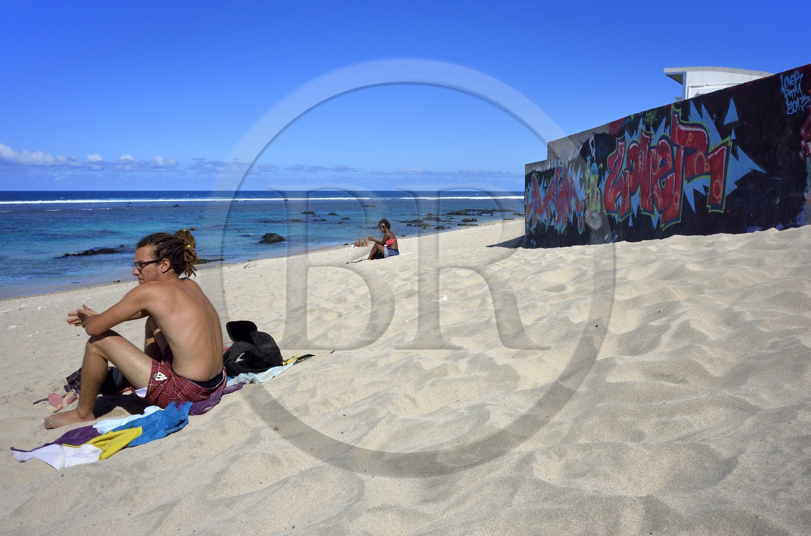 France, Ile de la Reunion, plage de Saint-Pierre