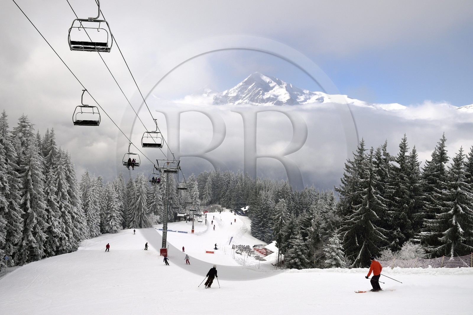 France, Haute-Savoie (74), Arâches-la-Frasse, station de ski Les Carroz d'Arâches