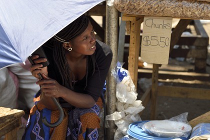 Zimbabwe, Harare, marché de Mbare
