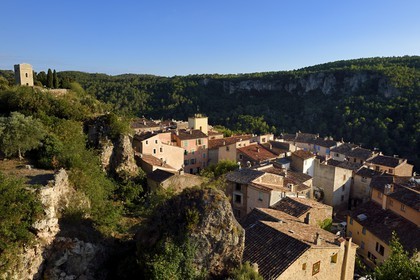France, Var, the Dracenie, village of Chateaudouble