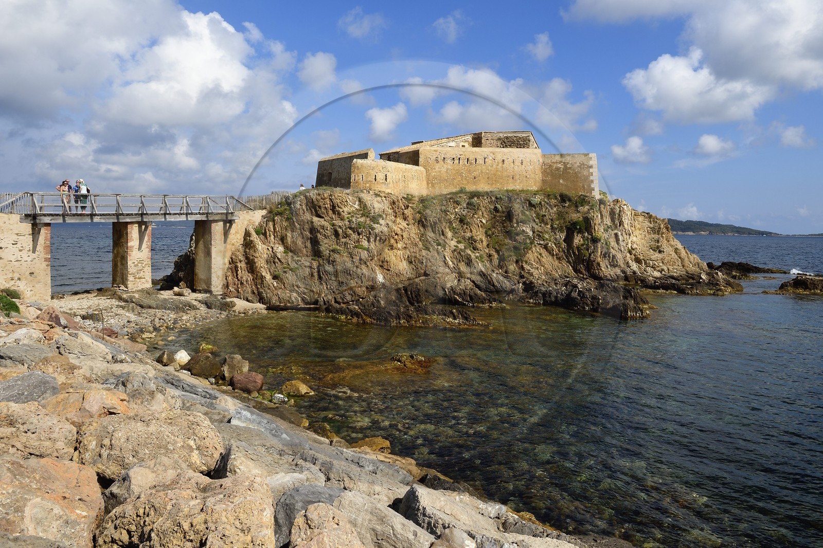 France, Var (83), Hyères, Presqu'île de Giens, la tour Fondue