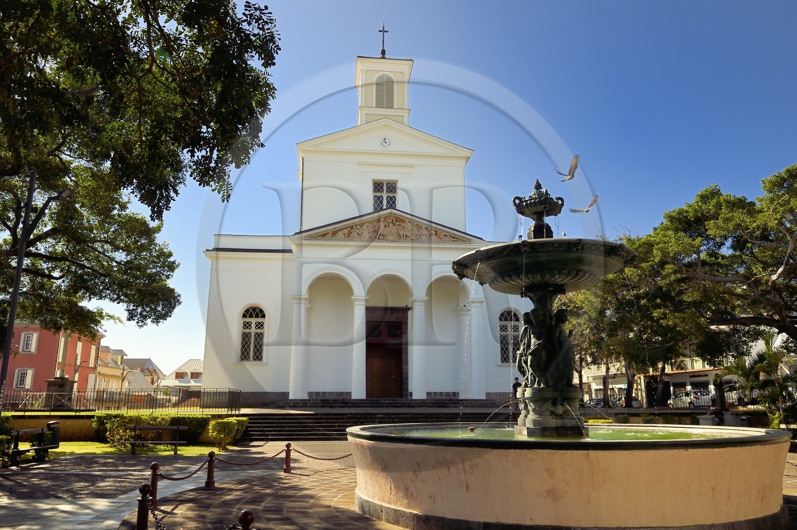 France, Ile de la Reunion, Saint-Denis, la cathédrale Saint-Denis