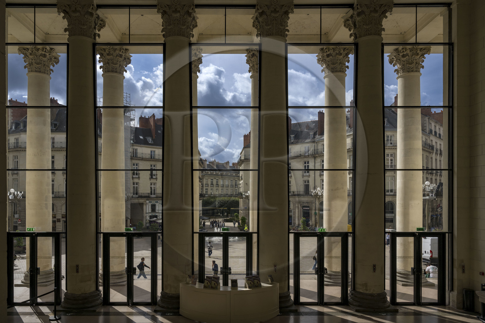France, Loire-Atlantique (44), Nantes, quartier de Graslin, le théâtre Graslin et opéra sur la place Graslin