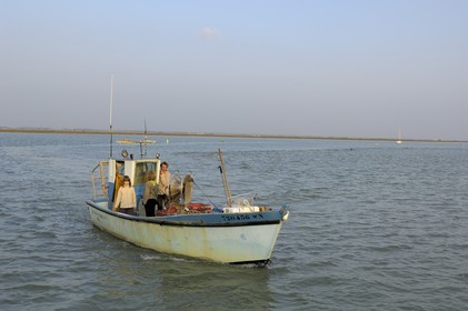 France, Charente-Maritime (17), bassin de Marennes-Oléron, La Tremblade, port de la grève