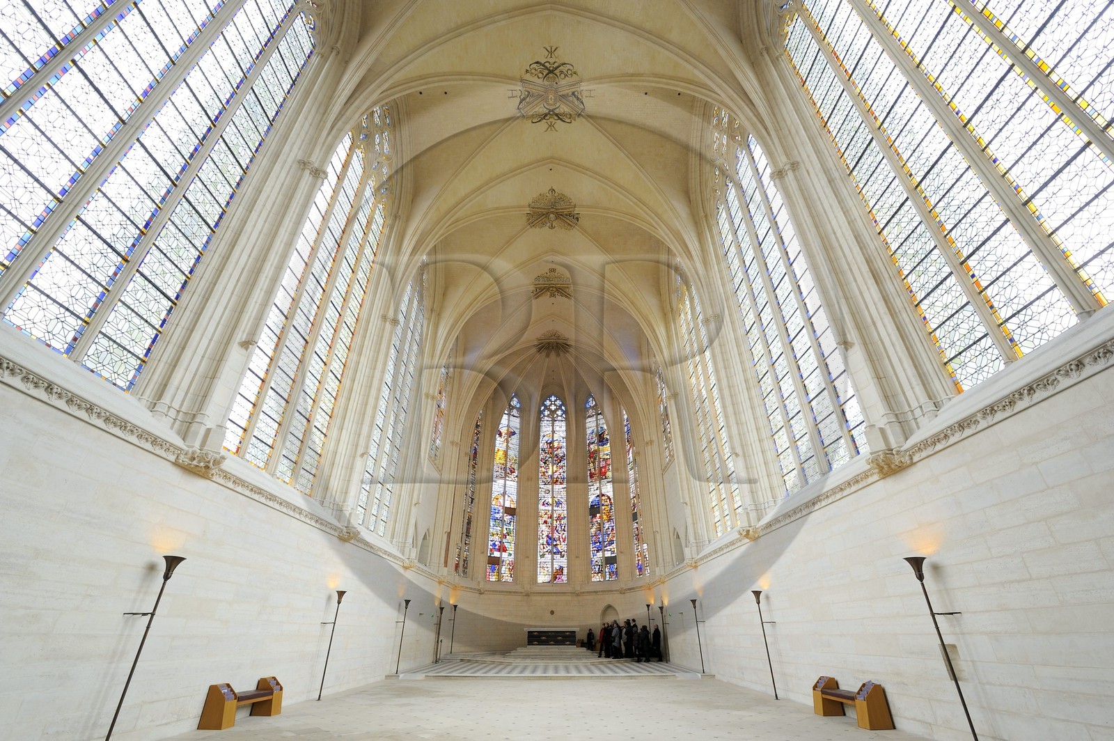 France, Val-de-Marne (94), Vincennes, le château de Vincennes, la Sainte Chapelle