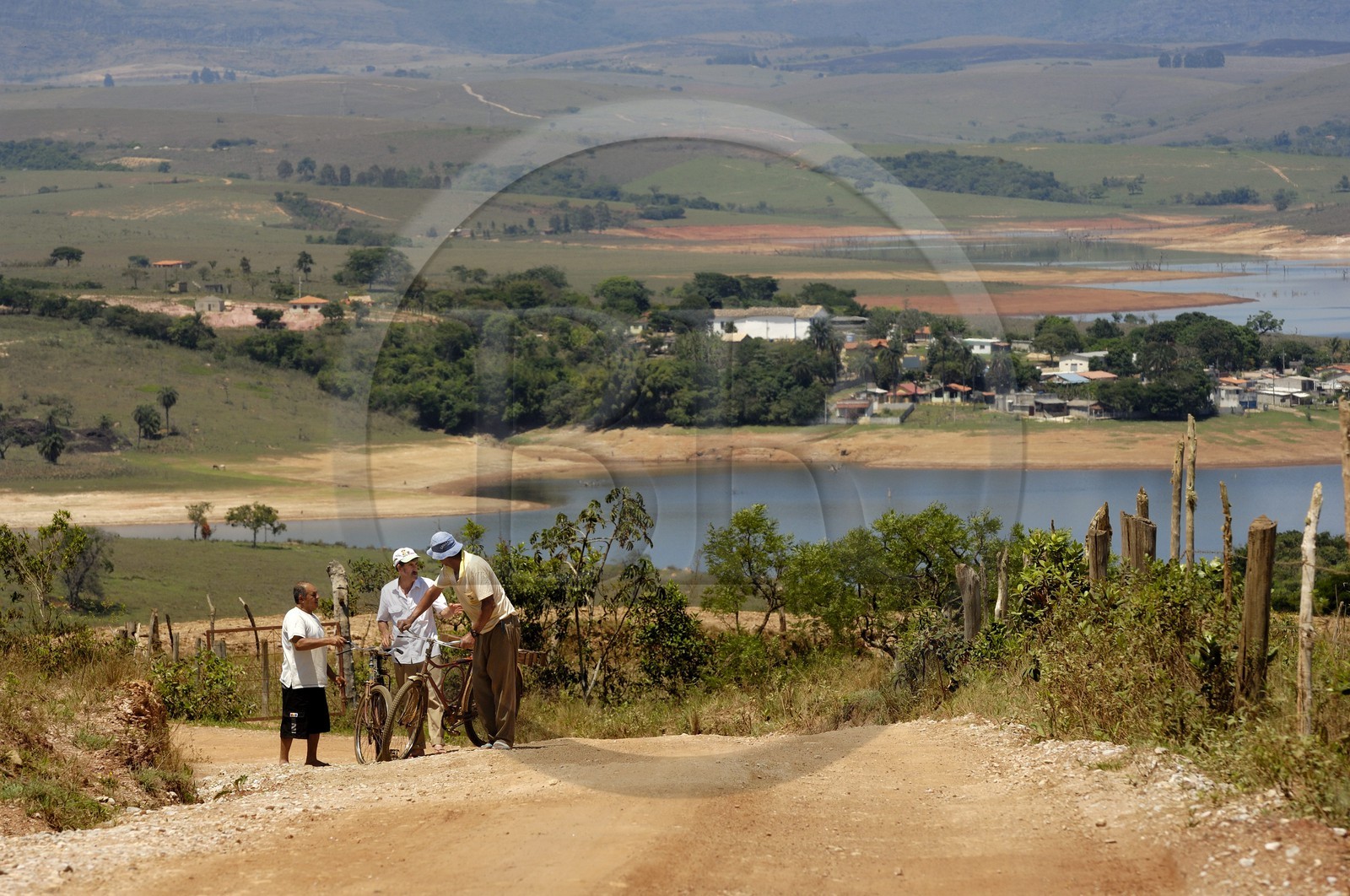 Brésil, Etat du Minas Gerais, région de Carrancas au sud de Sao Joao del Rei, le Rio Grande (Route de l'or, Estrada Real)