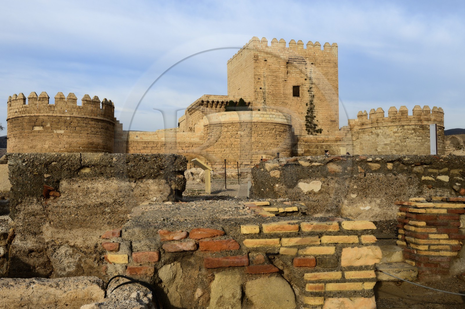 Espagne, Andalousie, Almeria, forteresse La Alcazaba