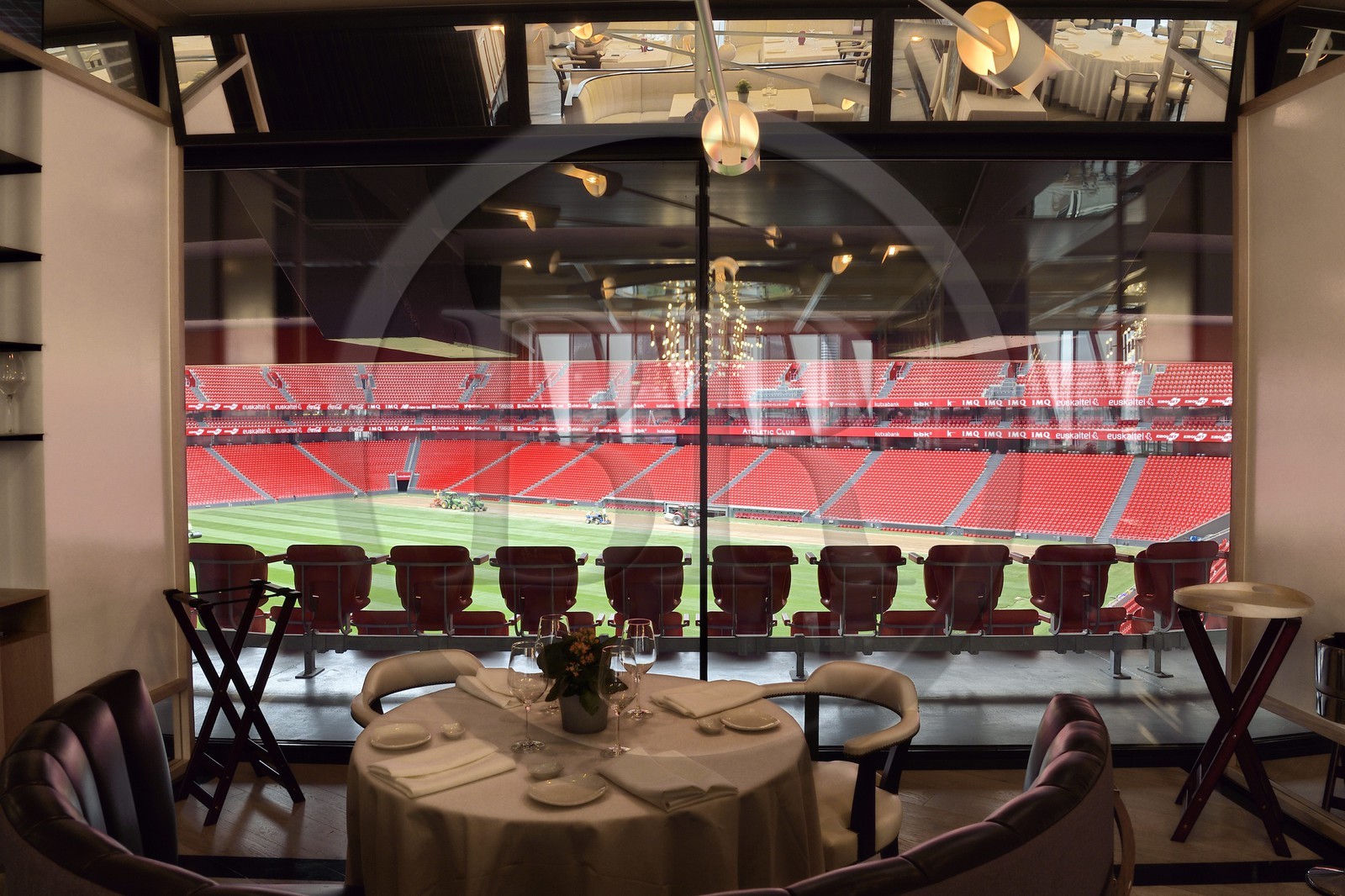 Espagne, Pays basque espagnol, Biscaye, Bilbao, le Stade San Mamés (2013) par l'architecte Norman Foster, siège de l'Athletic Bilbao (Athletic Club)