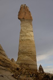 Turkey, Central Anatolia, Nevsehir Province, Cappadocia listed as World Heritage by UNESCO, around Uçhisar, Love Valley, erosion landscape and fairy chimneys