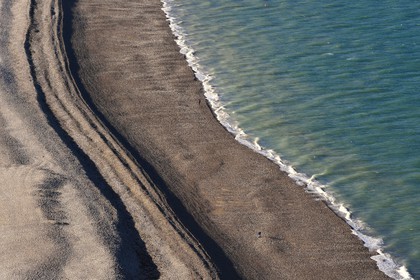 France, Seine-Maritime (76), Pays de Caux, Côte d'Albâtre, Fécamp, la plage de galets