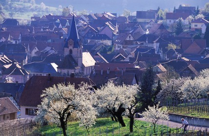 France, Bas-Rhin (67), village de Rosenwiller