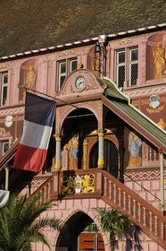 France, Haut-Rhin (68), Mulhouse, place de la Reunion, l'Hôtel de Ville et musée historique