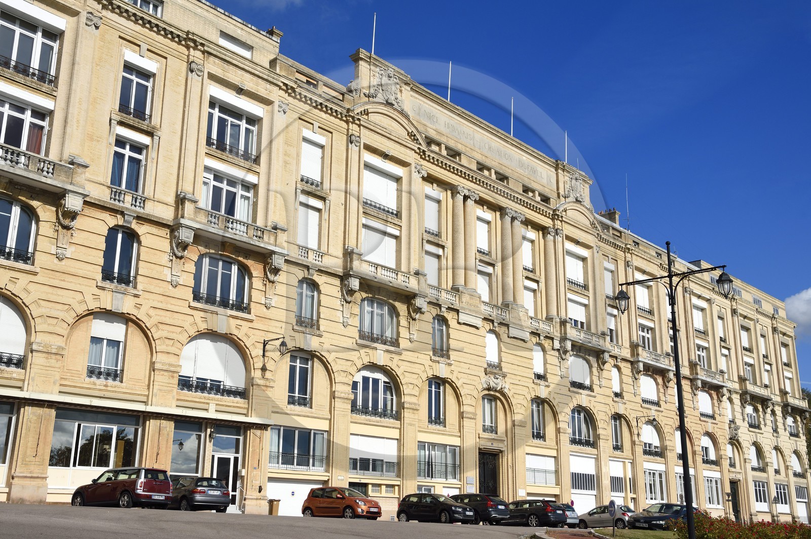 France, Seine-Maritime (76), Sainte-Adresse voisinne du Havre, Immeuble Dufayel où le gouvernement belge s'installa d'octobre 1914 à novembre 1918, Sainte-Adresse fut capitale administrative de la Belgique occupée pendant la Première Guerre mondiale