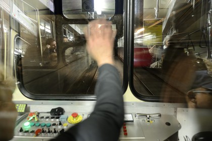 France, Rhone, Lyon, historical site listed as World Heritage by UNESCO, the funicular of Fourviere connects the St Jean quarter in the Old Lyon to the Fourviere hill