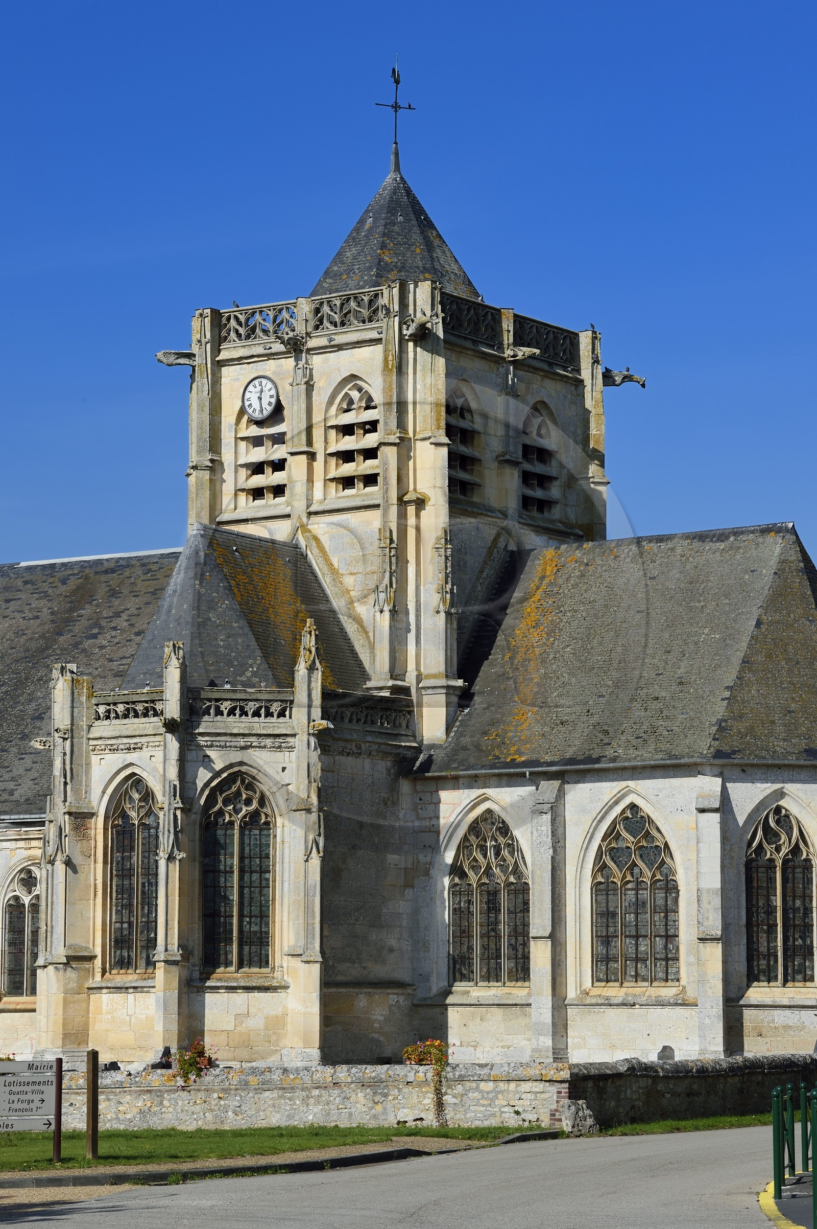 France, Seine-Maritime, Pays de Caux, Norman Seine River Meanders Regional Nature Park, Vatteville la Rue, 15th and 16th century Saint-Martin church