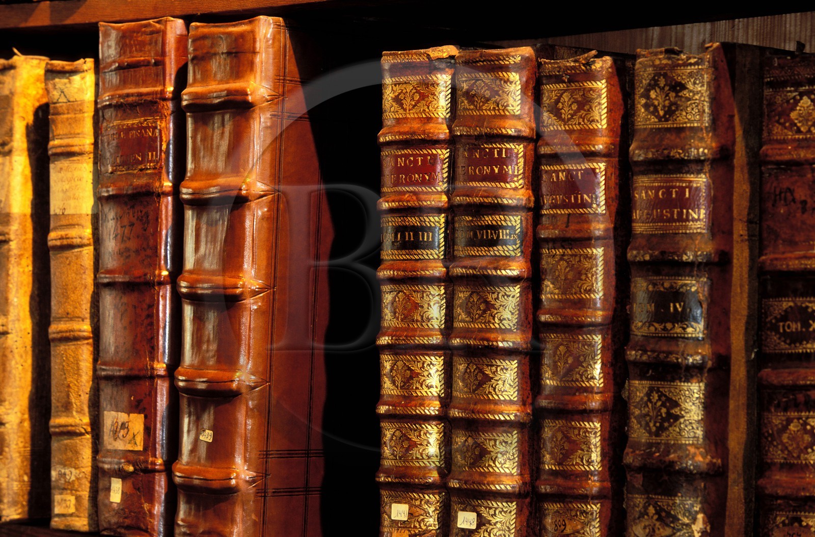 France, Bas-Rhin (67), Sélestat, livres anciens de la célèbre bibliothèque humaniste