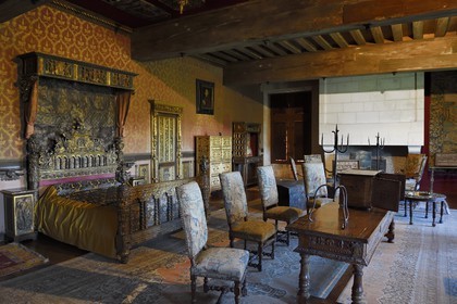 France, Dordogne (24), Périgord Vert, Bourdeilles, chateau de Bourdeilles, le chateau dit Pavillon Renaissance