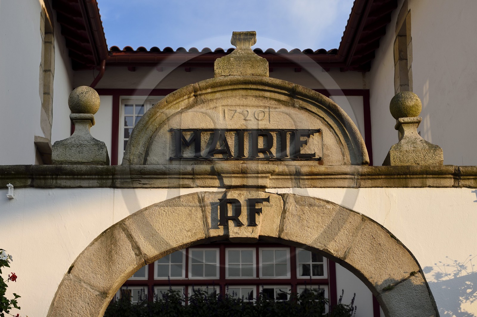 France, Pyrenees Atlantiques, Basque Country coast, Ciboure, the City Hall