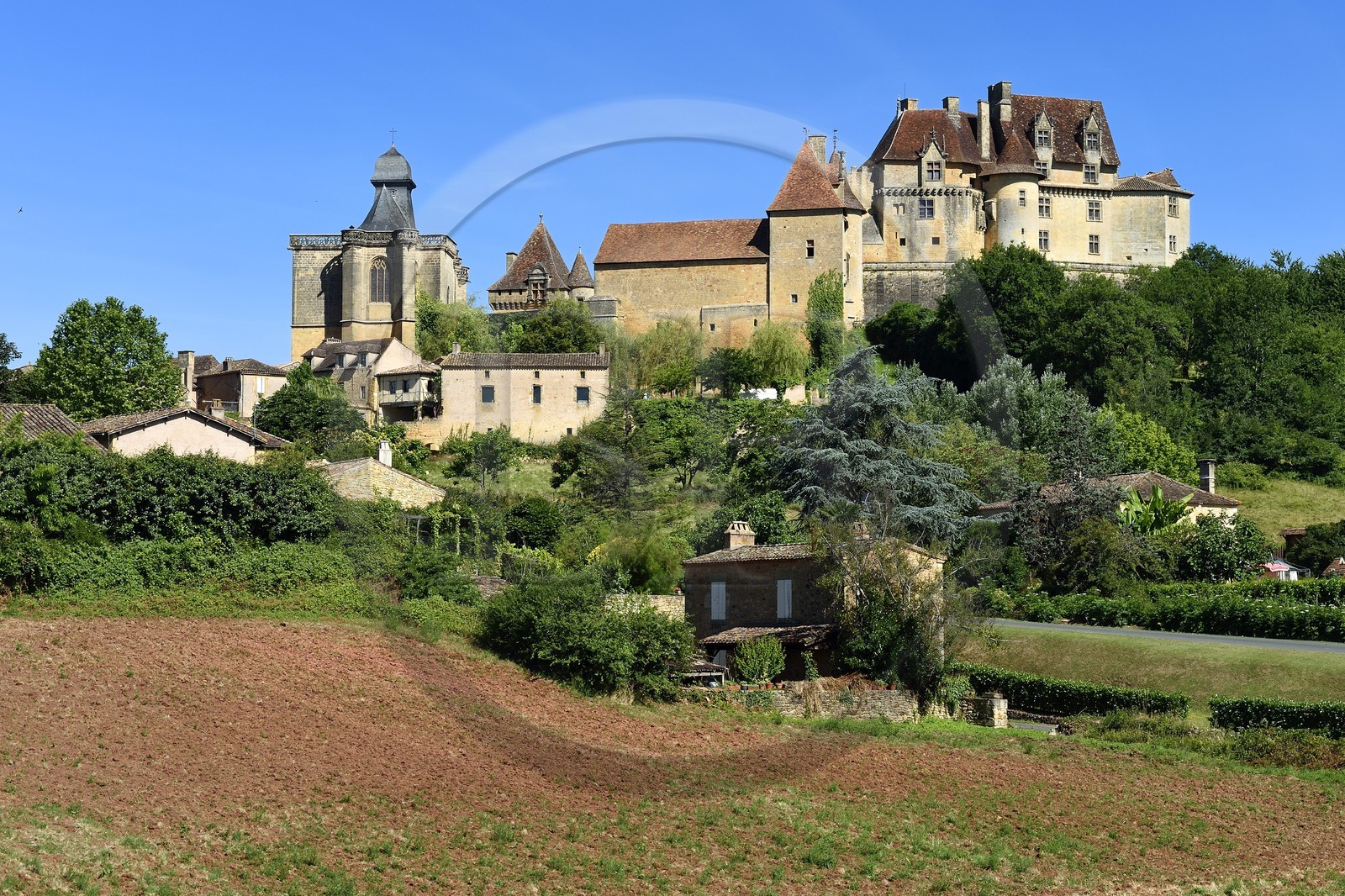 France, Dordogne (24), Perigord Pourpre, le château de Biron