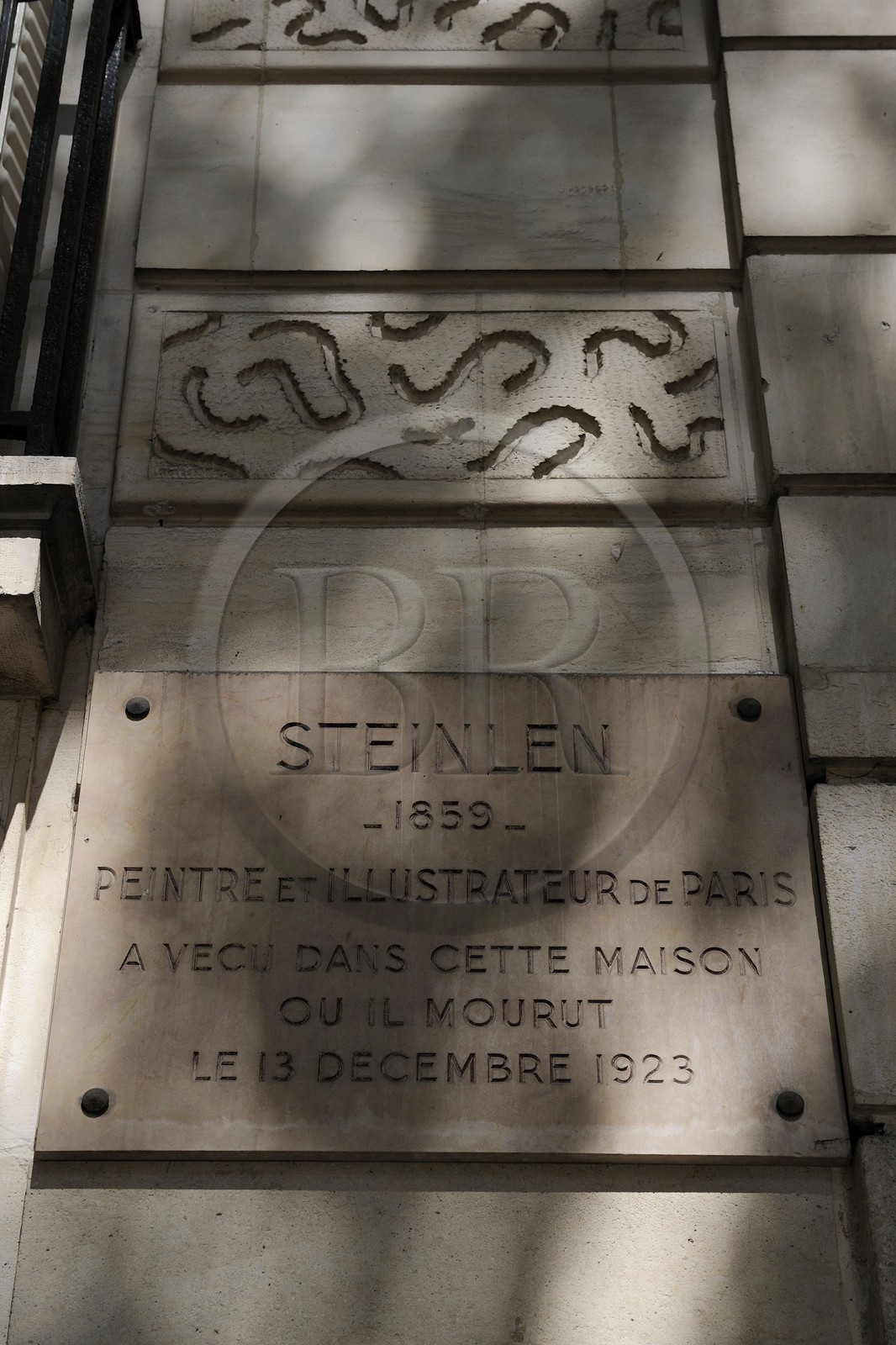 France, Paris (75), n°73 rue Caulaincourt où vécu le peintre, dessinateur et lithographe Théophile-Alexandre Steinlen