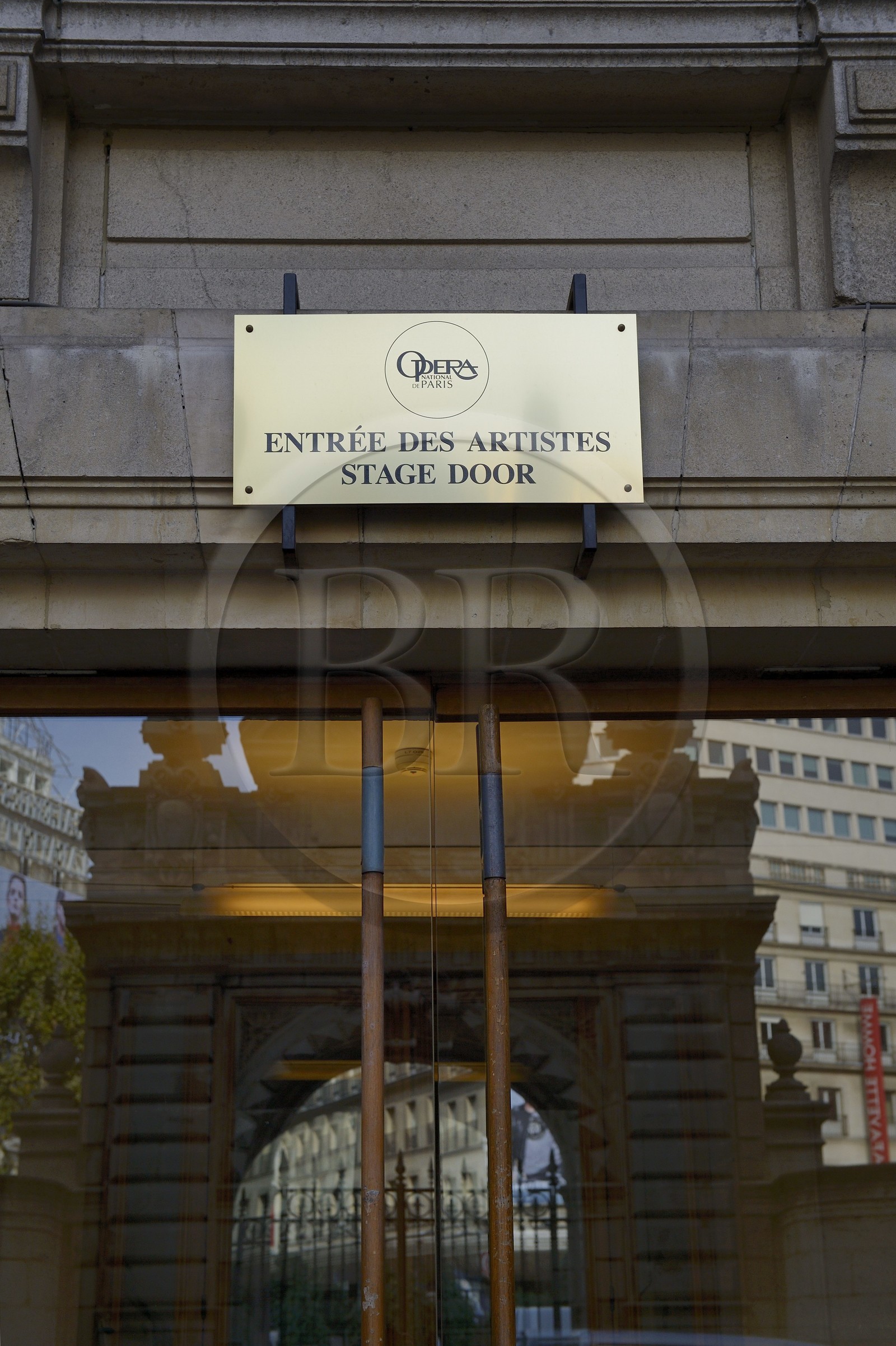 France, Paris, Garnier Opera, stage door