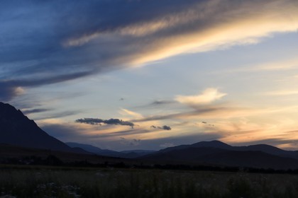 Romania, Transylvania, Brasov region, the Fagaras Mountains in the Southern Carpathians