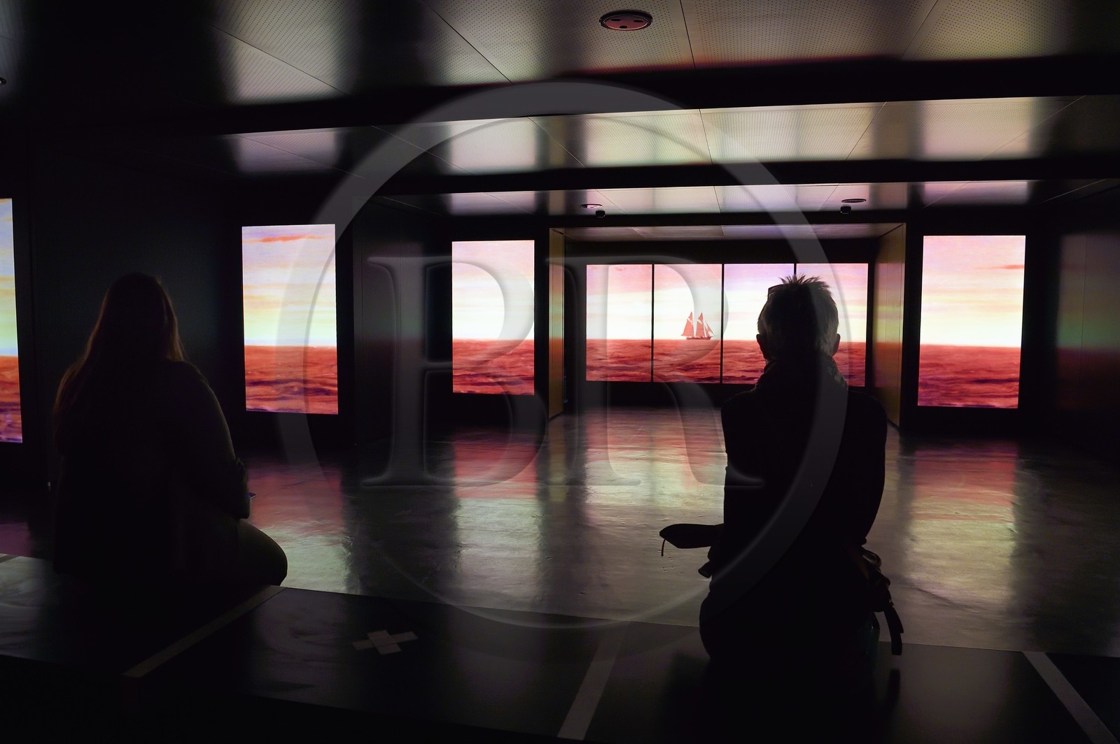 France, Charente, Cognac, museography in the Hennessy cognac House aging cellars