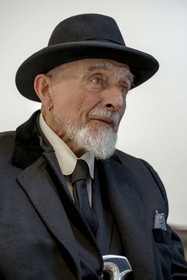 France, Paris (75), Musée Maillol, le peintre et sculpteur allemand Markus Lüpertz lors de son exposition en dialogue avec l'oeuvre d'Aristide Maillol