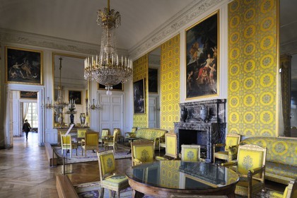 France, Yvelines, Chateau de Versailles, listed as World Heritage by UNESCO, the Grand Trianon, King Louis Philippe's family lounge