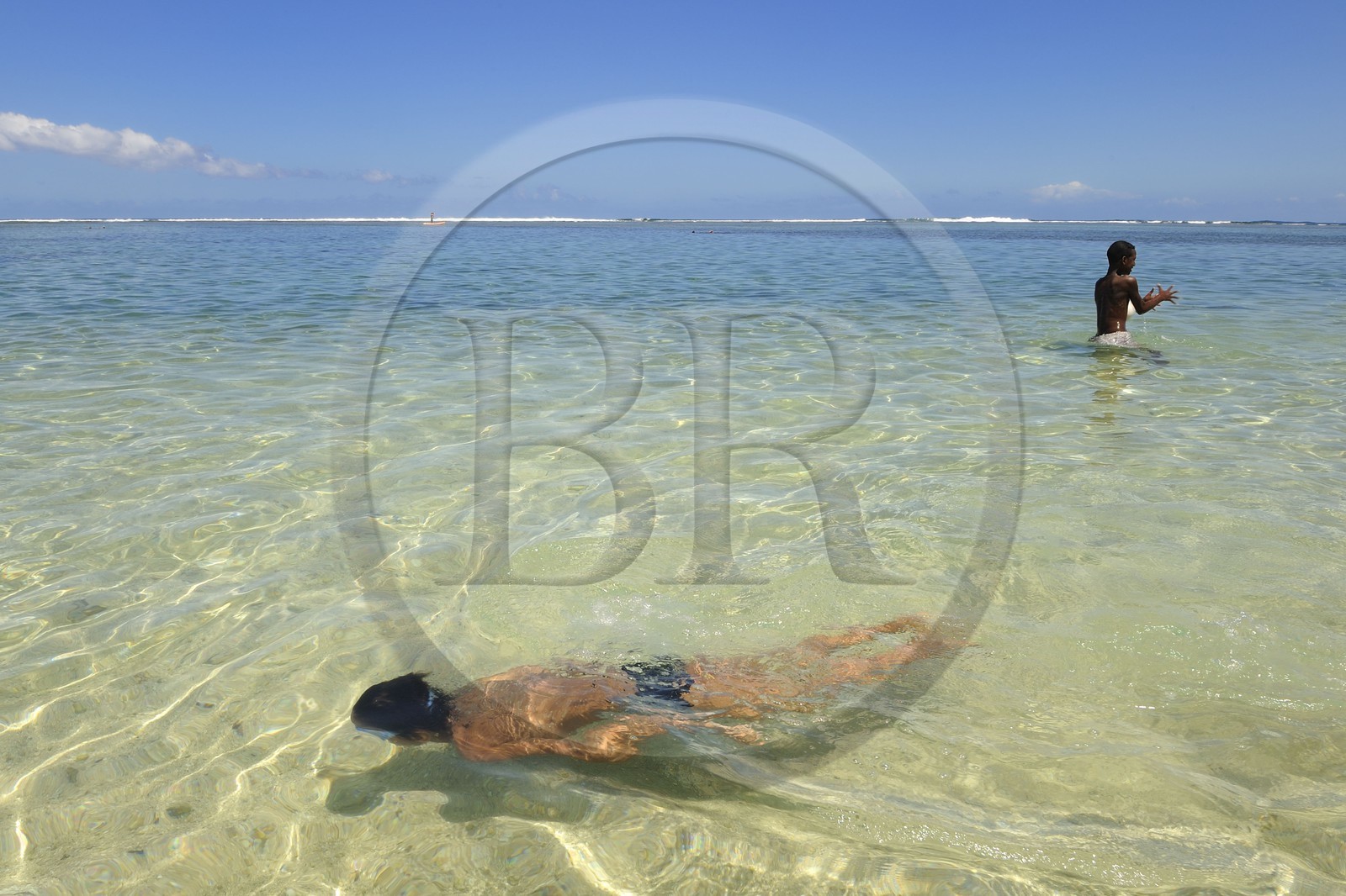 France, île de la Réunion, Saint-Gilles-les-Bains, plage de l'Ermitage  France, Reunion Island, Saint Gilles les Bains, Ermitage Beach