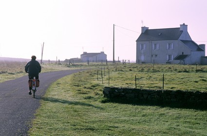 France, Finistère (29), île d'Ouessant, la campagne vers Kergadou