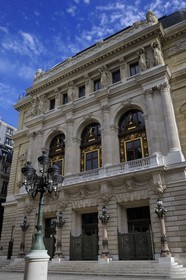 France, Paris (75), Le Théâtre national de l'Opéra-Comique aussi appelé salle Favart située place Boieldieu