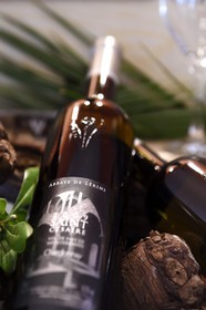 France, Alpes-Maritimes, Lerins Islands, Saint-Honorat island, wine produced by the Abbey of Lerins