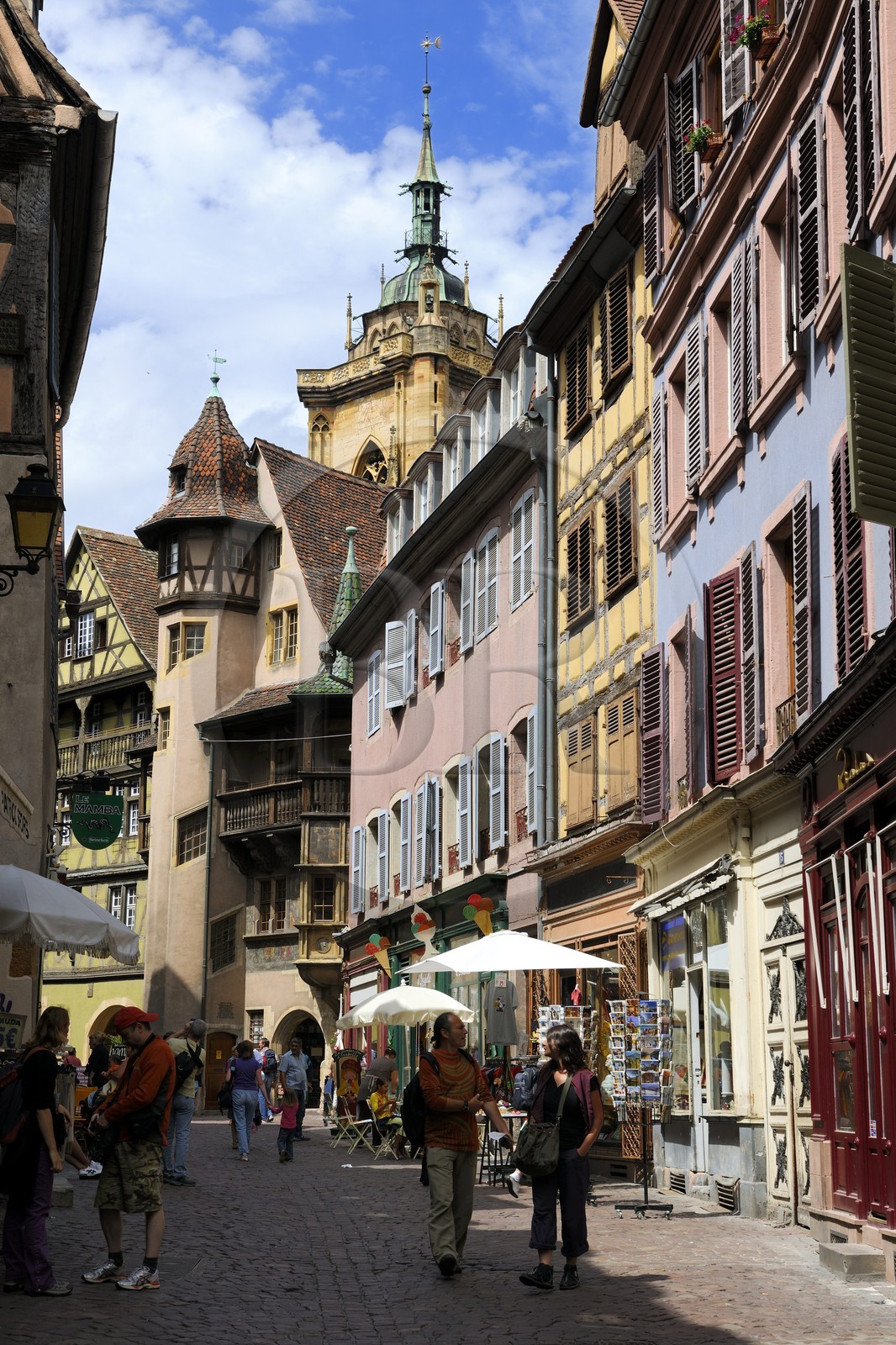 France, Haut Rhin, Colmar, Maison Pfister with Renaissance style (1537) in Rue des Marchands