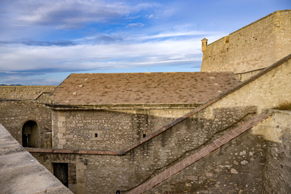 France, Bouches-du-Rhône (13), Marseille, Citadelle de Marseille (Fort Saint-Nicolas, le haut fort appelé fort d’Entrecasteaux), la poudrière