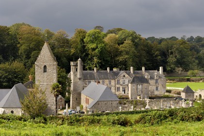 France, Manche, Val de Saire, castle of Gonneville