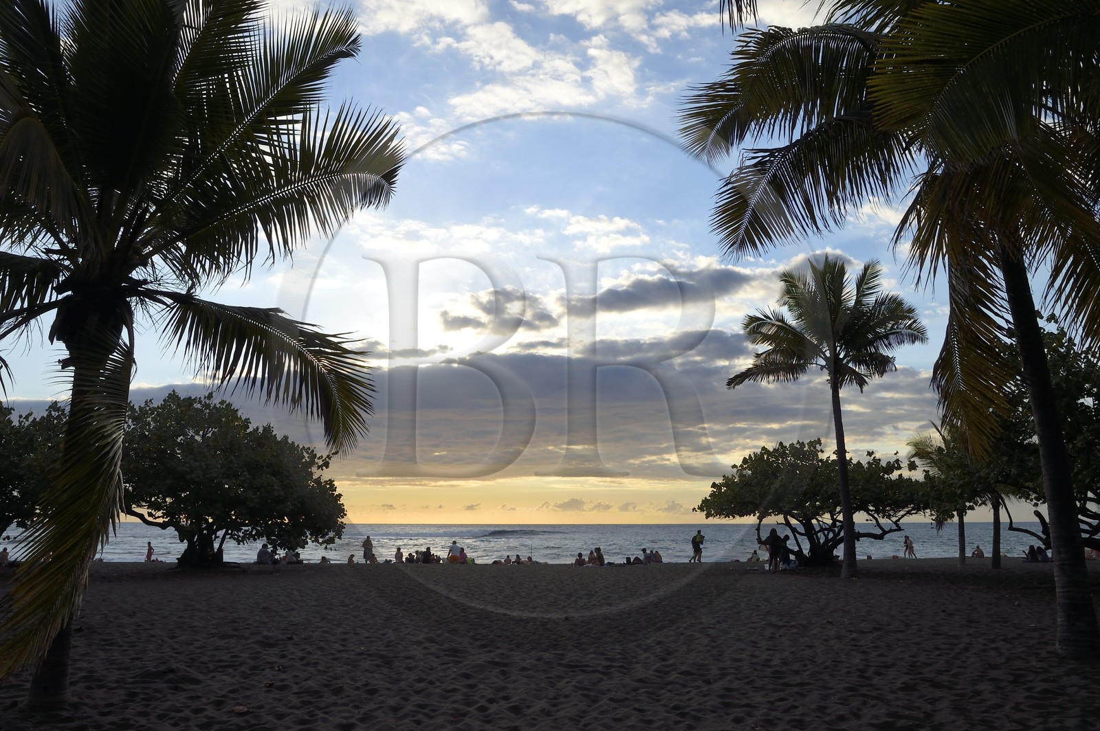 France, Ile de la Reunion, L'Etang Salé les Bains, la plage