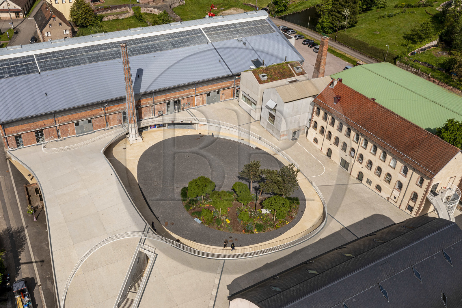 France, Moselle (57), Meisenthal, Centre international d’Art verrier (CIAV) (vue aérienne)