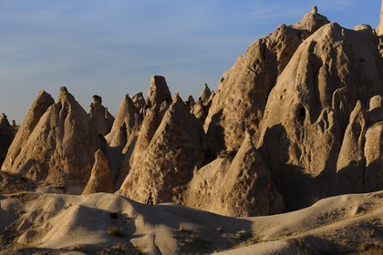 Turkey, Central Anatolia, Nevsehir Province, Cappadocia listed as World Heritage by UNESCO, eroded landscape and fairy chimneys in Devrent Deresi