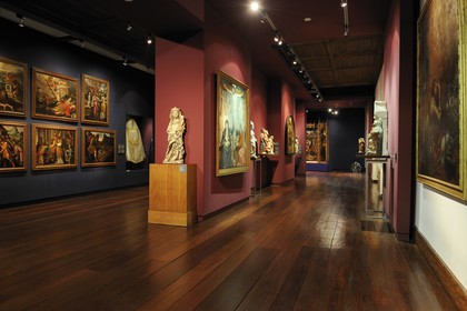 Portugal, Minho region, Guimaraes, town listed as World Heritage by UNESCO, Alberto Sampaio museum in the former convent de Nossa Senhora Da Oliveira