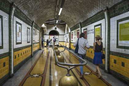 Italy, Liguria, Genoa, public lift Castelletto Levante to the Belvedere of Castelletto