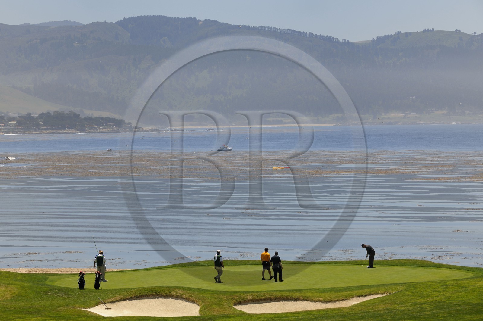 Etats-Unis, Californie, 17 mile drive, golf de Peeble Beach