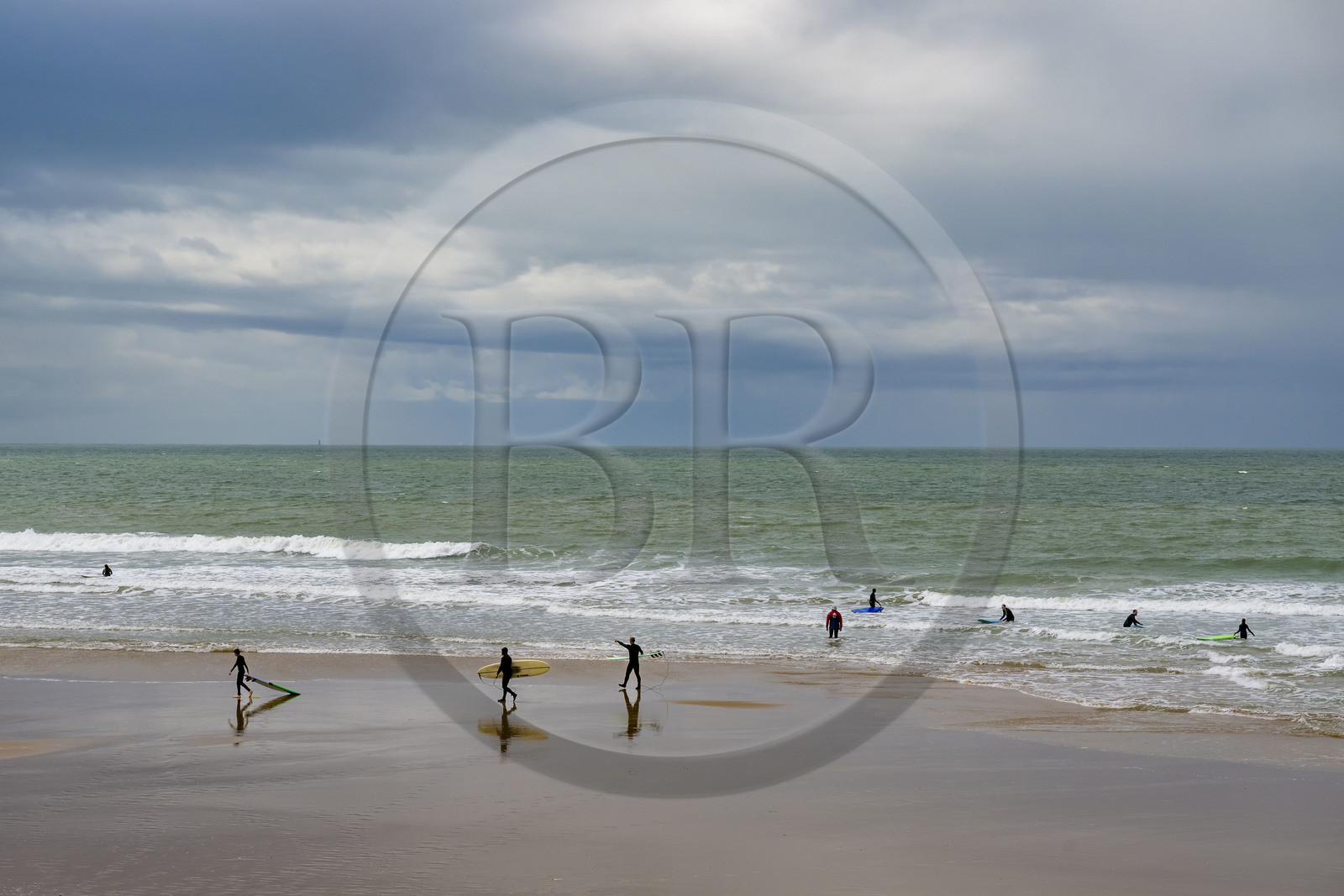 France, Vendée (85), Longeville-sur-Mer, plage des Conches renommée pour son spot de surf Bud Bud