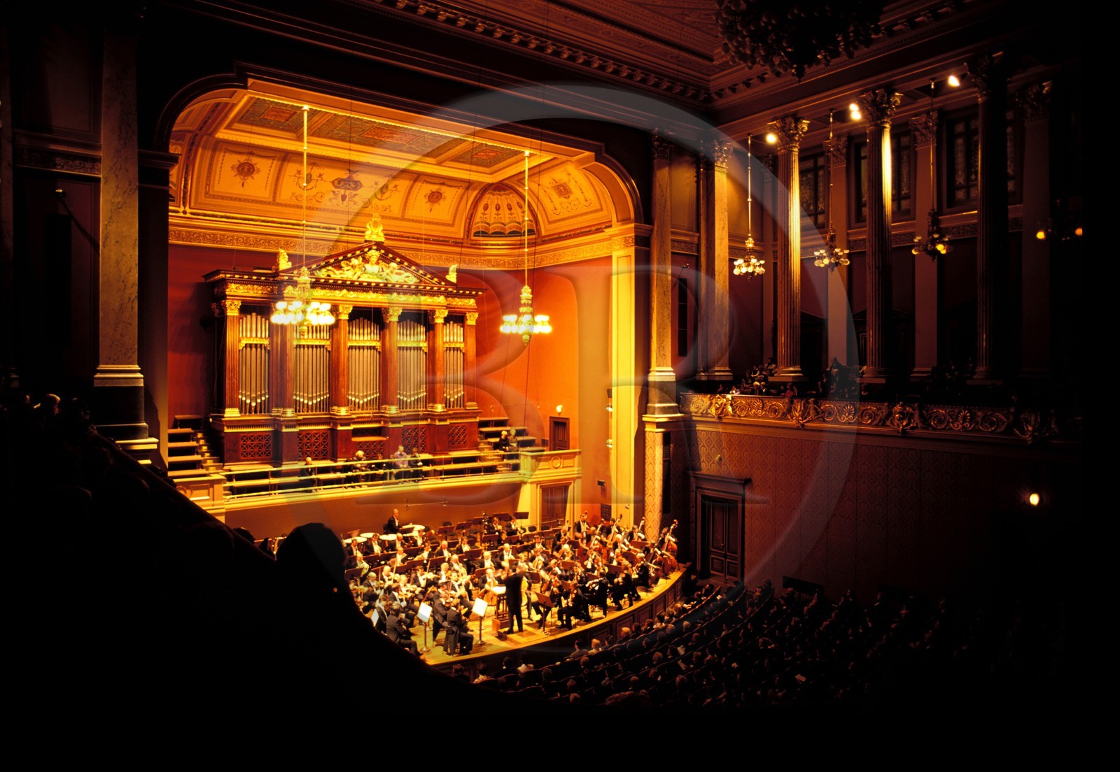 République Tchèque, Prague, Rudolfinum, salle de concert néo-Renaissance abritant l'orchestre philharmonique tchèque