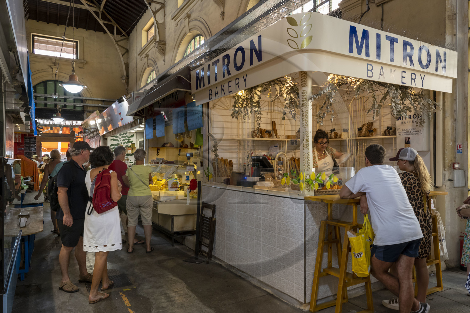 France, Alpes-Maritimes, Menton, municipal covered market